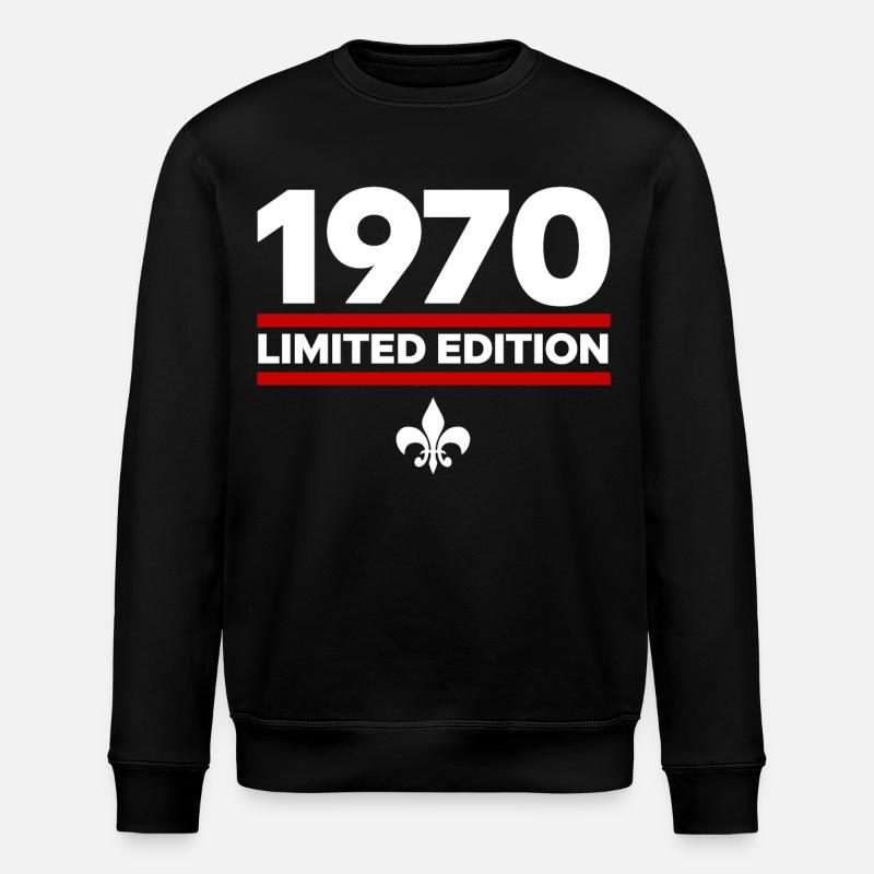 1970 Limited Edition - Stanley/Stella Unisex Bio-Sweatshirt ROLLER - Schwarz