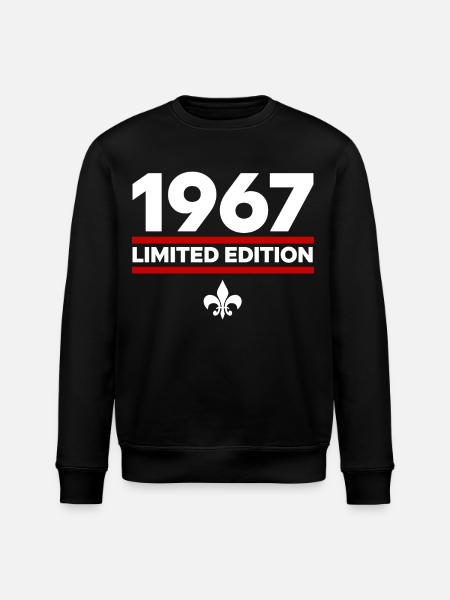 Édition limitée de 1967 - Sweat bio ROLLER Stanley/Stella Unisexe - noir