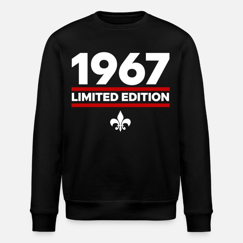 1967 Limited Edition - Stanley/Stella ROLLER Unisex Organic Sweatshirt - black
