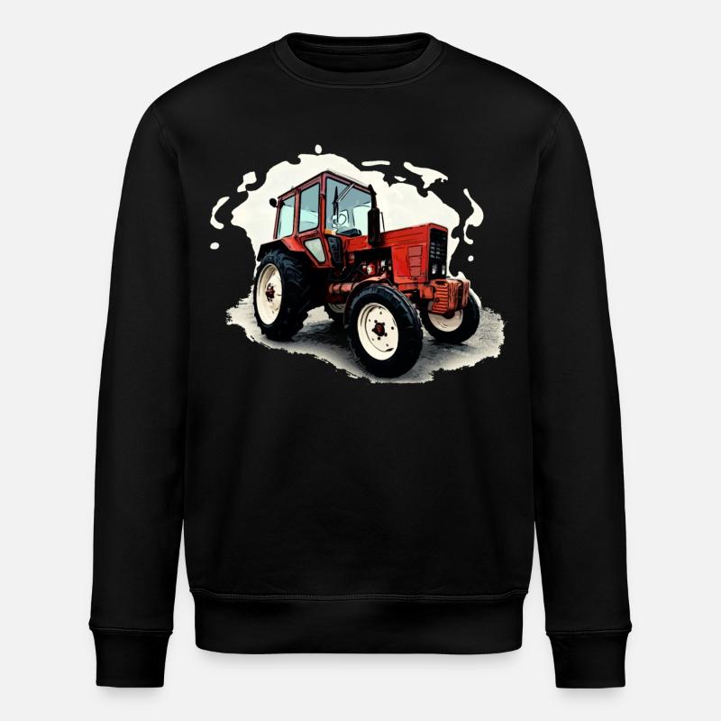 Traktor Belarus MTS 550 - Stanley/Stella Unisex Bio-Sweatshirt ROLLER - Schwarz