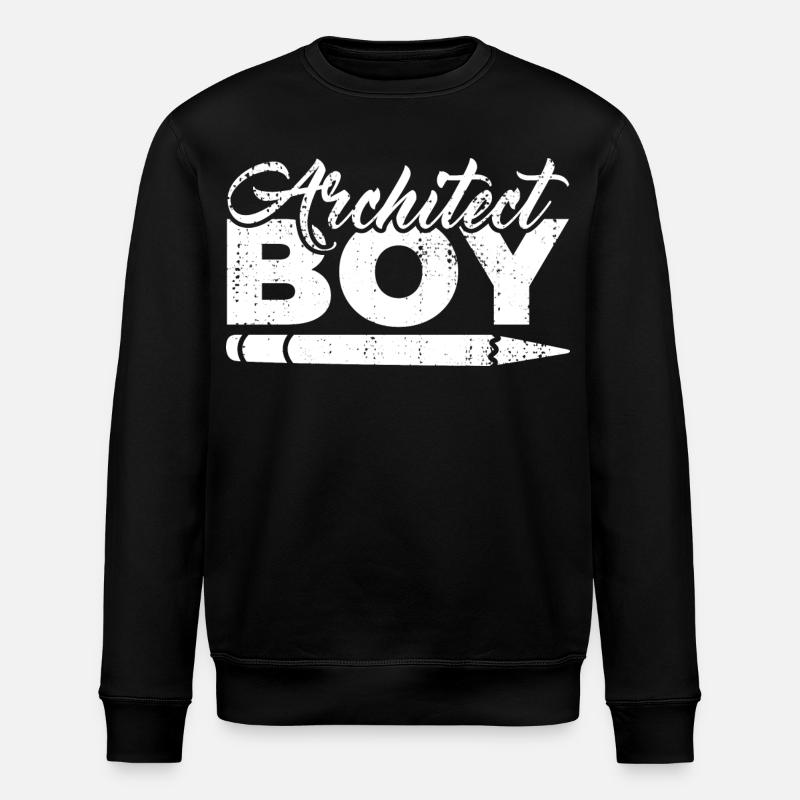 Architekt Junge - Stanley/Stella Unisex Bio-Sweatshirt ROLLER - Schwarz