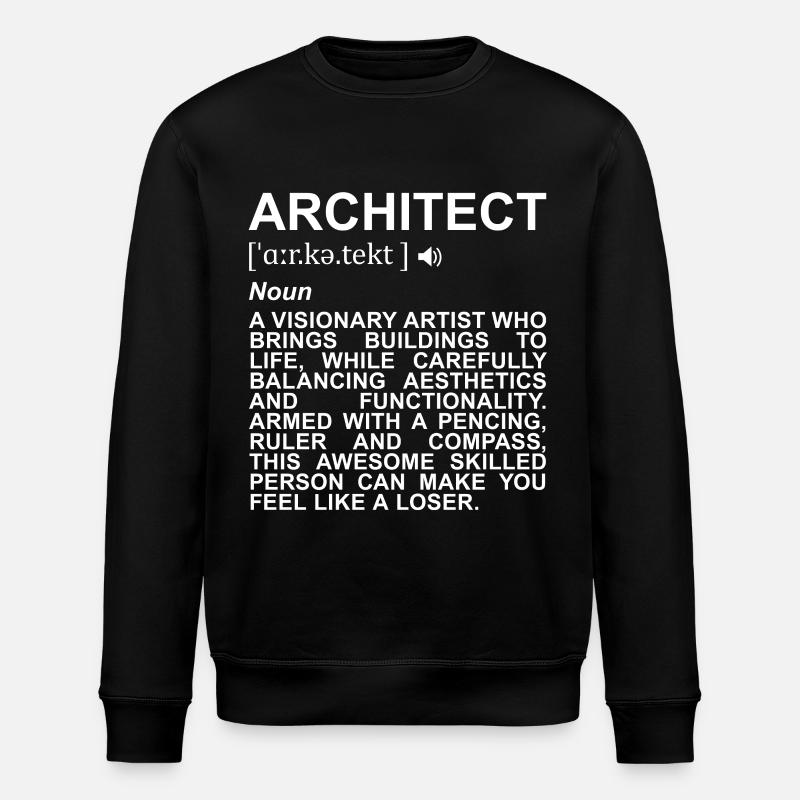 Architect Definition - Stanley/Stella ROLLER Unisex Organic Sweatshirt - black