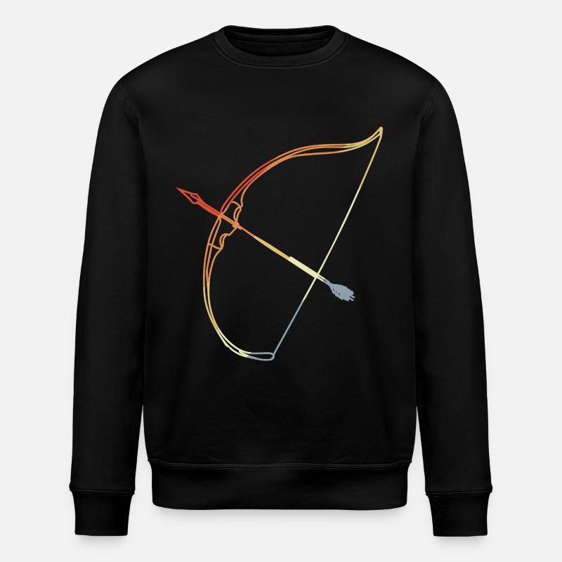 Bogenschießen - Stanley/Stella Unisex Bio-Sweatshirt ROLLER - Schwarz