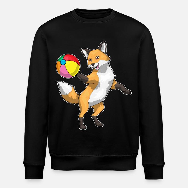 Ballon de plage Fox - Sweat bio ROLLER Stanley/Stella Unisexe - noir