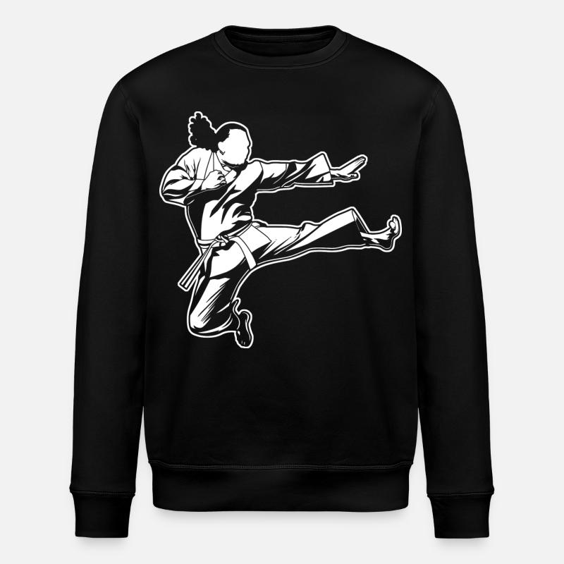 Karaté - Sweat bio ROLLER Stanley/Stella Unisexe - noir