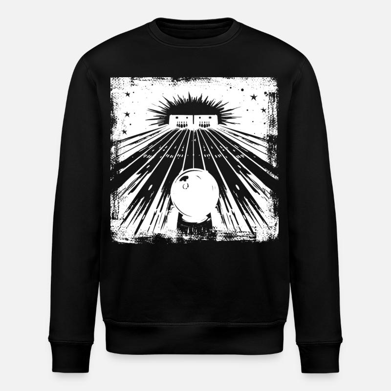 Centre de quilles - Sweat bio ROLLER Stanley/Stella Unisexe - noir