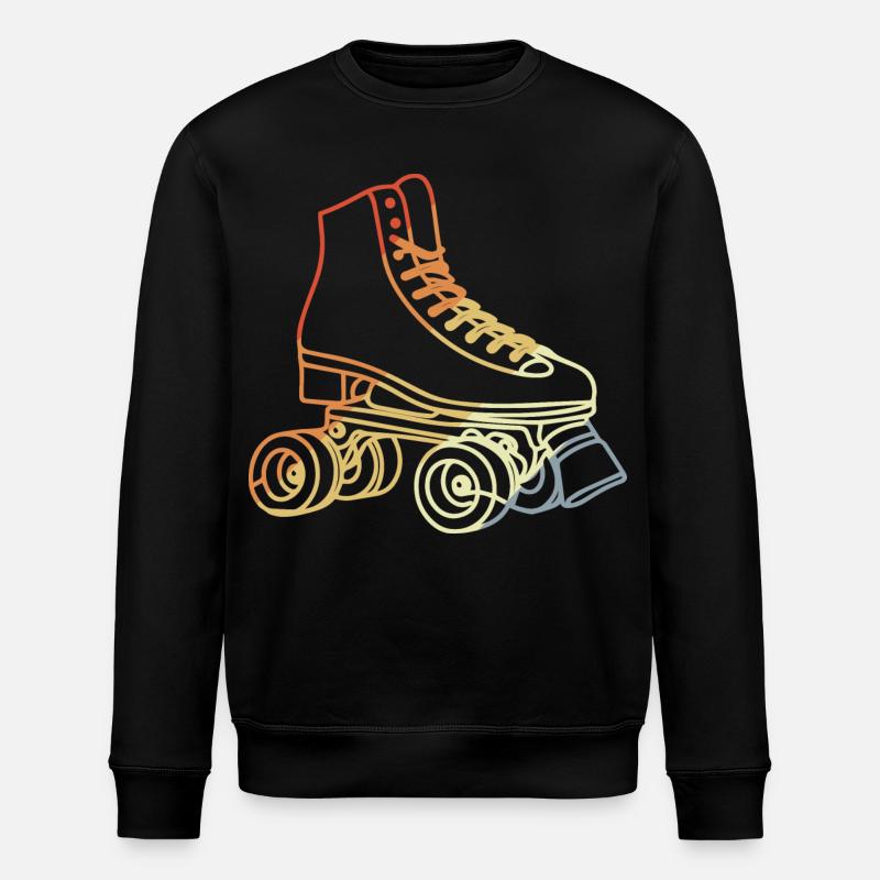 Roller Skates Sketch - Stanley/Stella ROLLER Unisex Organic Sweatshirt - black