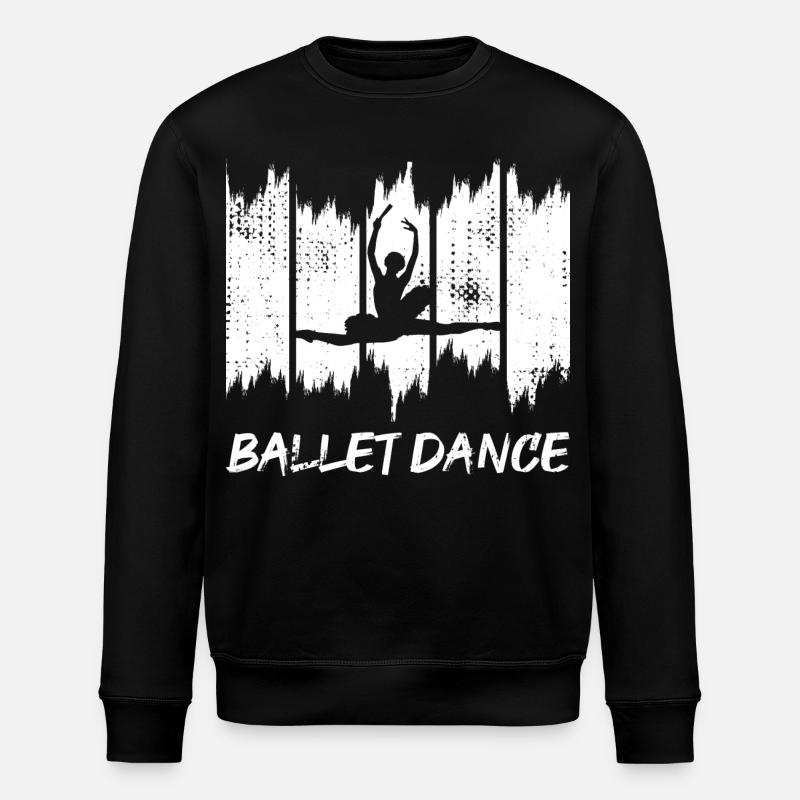 Funny Ballet Dancer - Stanley/Stella ROLLER Unisex Organic Sweatshirt - black