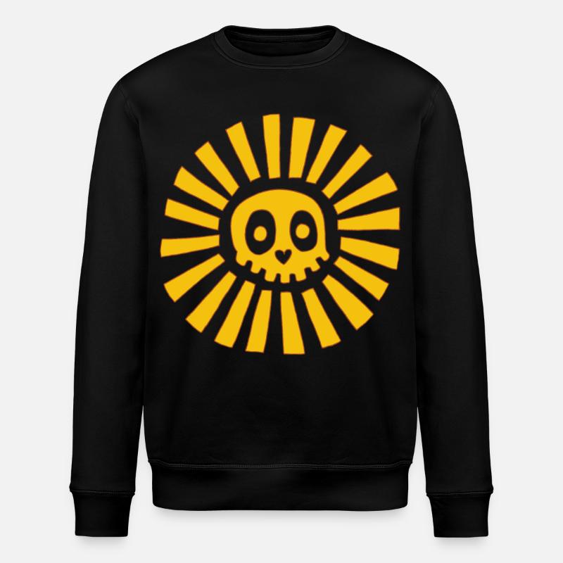 Sonniger Schädel - Stanley/Stella Unisex Bio-Sweatshirt ROLLER - Schwarz
