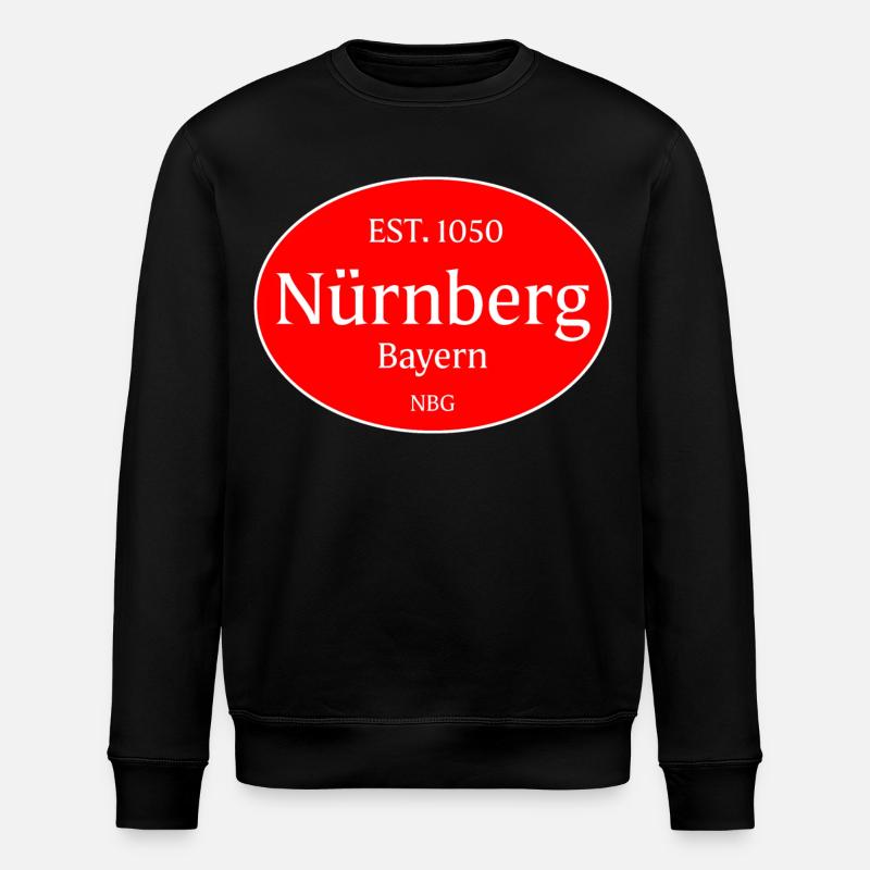 Nuremberg, Germany - Stanley/Stella ROLLER Unisex Organic Sweatshirt - black