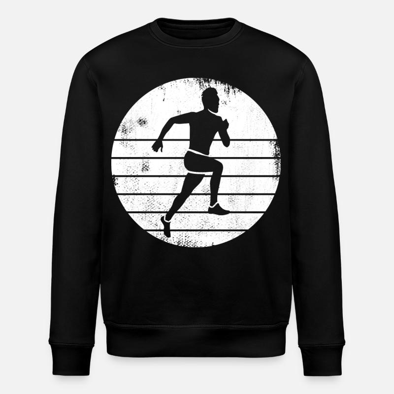 Läufer - Stanley/Stella Unisex Bio-Sweatshirt ROLLER - Schwarz