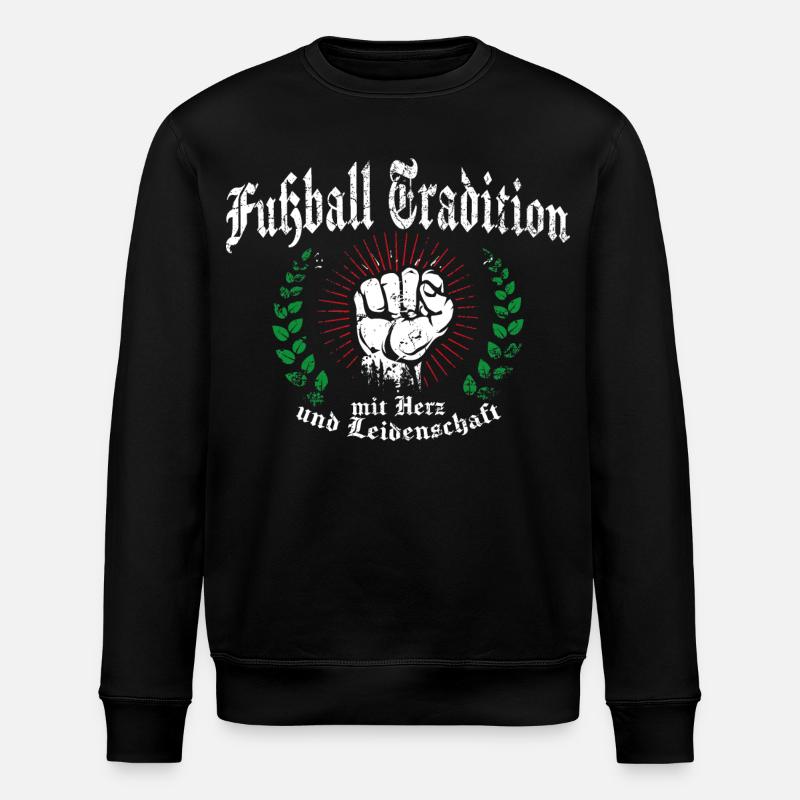 Fußball Tradition Ultras - Stanley/Stella Unisex Bio-Sweatshirt ROLLER - Schwarz