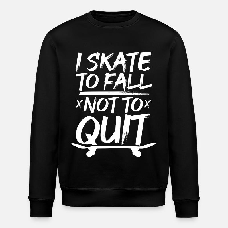 Skater Motivation - Stanley/Stella Unisex Bio-Sweatshirt ROLLER - Schwarz