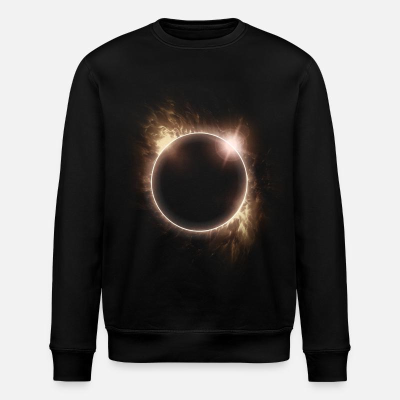 AMATEURS D’ASTRONOMIE DE L’ÉCLIPSE SOLAIRE - Sweat bio ROLLER Stanley/Stella Unisexe - noir