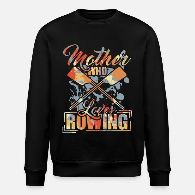 Rameur - Sweat bio ROLLER Stanley/Stella Unisexe - noir