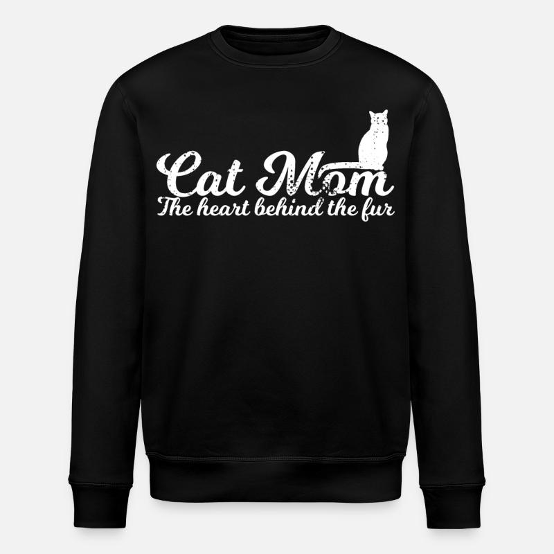 Mère chat - Sweat bio ROLLER Stanley/Stella Unisexe - noir