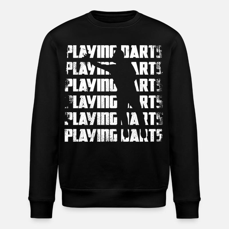 Dart spielen - Stanley/Stella Unisex Bio-Sweatshirt ROLLER - Schwarz