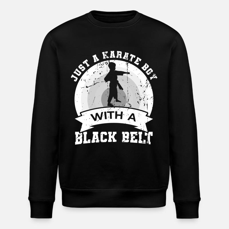 Karate Boy - Stanley/Stella ROLLER Unisex Organic Sweatshirt - black