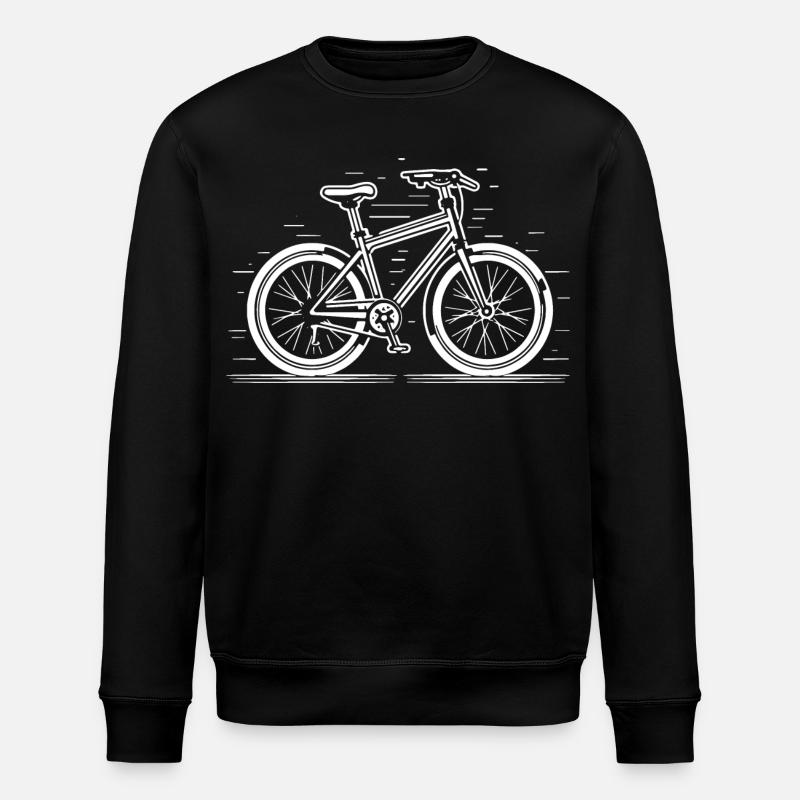 Illustration de bicyclette - Sweat bio ROLLER Stanley/Stella Unisexe - noir