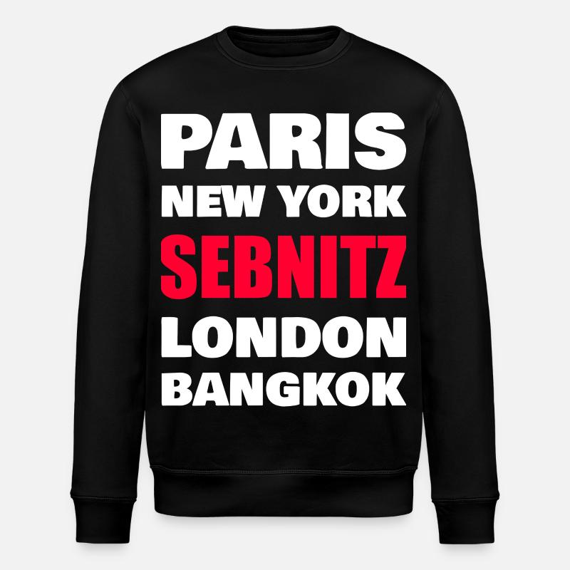 Sebnitz  - Stanley/Stella Unisex Bio-Sweatshirt ROLLER - Schwarz