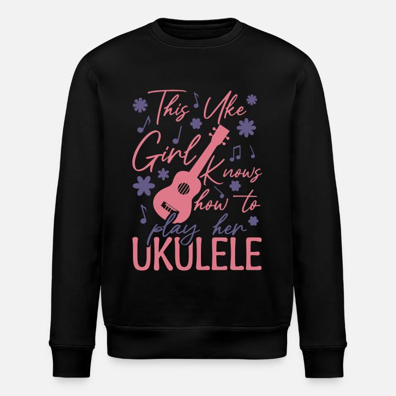 Fille Uke - Sweat bio ROLLER Stanley/Stella Unisexe - noir