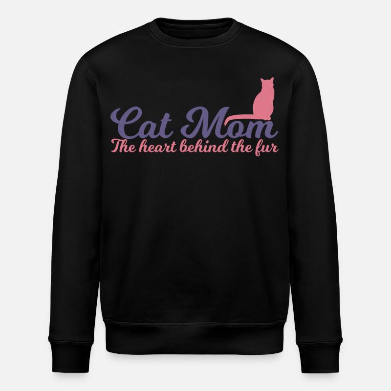 Maman chat - Sweat bio ROLLER Stanley/Stella Unisexe - noir