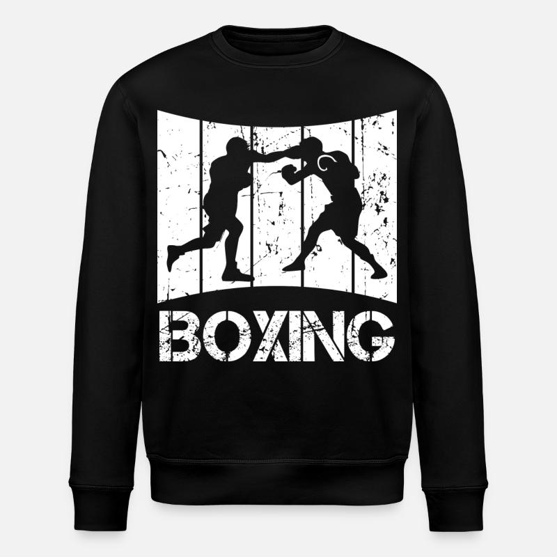 Retro Boxes - Stanley/Stella ROLLER Unisex Organic Sweatshirt - black