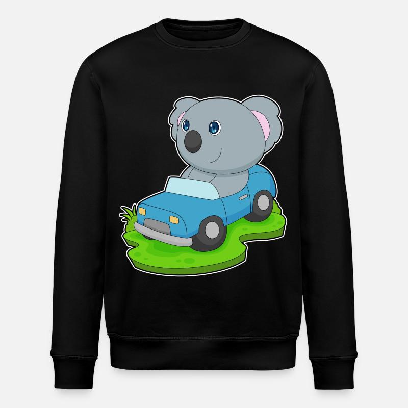 Koala Auto - Stanley/Stella Unisex Bio-Sweatshirt ROLLER - Schwarz