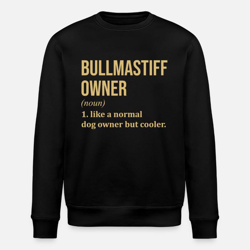 Bullmastiff - Stanley/Stella Unisex Bio-Sweatshirt ROLLER - Schwarz