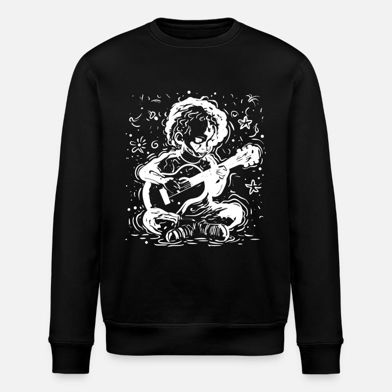 Ukulélé Garçon - Sweat bio ROLLER Stanley/Stella Unisexe - noir