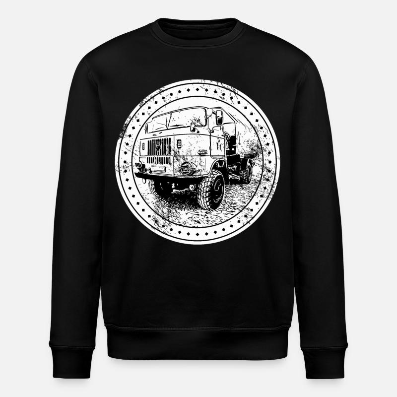 W50 Lkw - Stanley/Stella Unisex Bio-Sweatshirt ROLLER - Schwarz