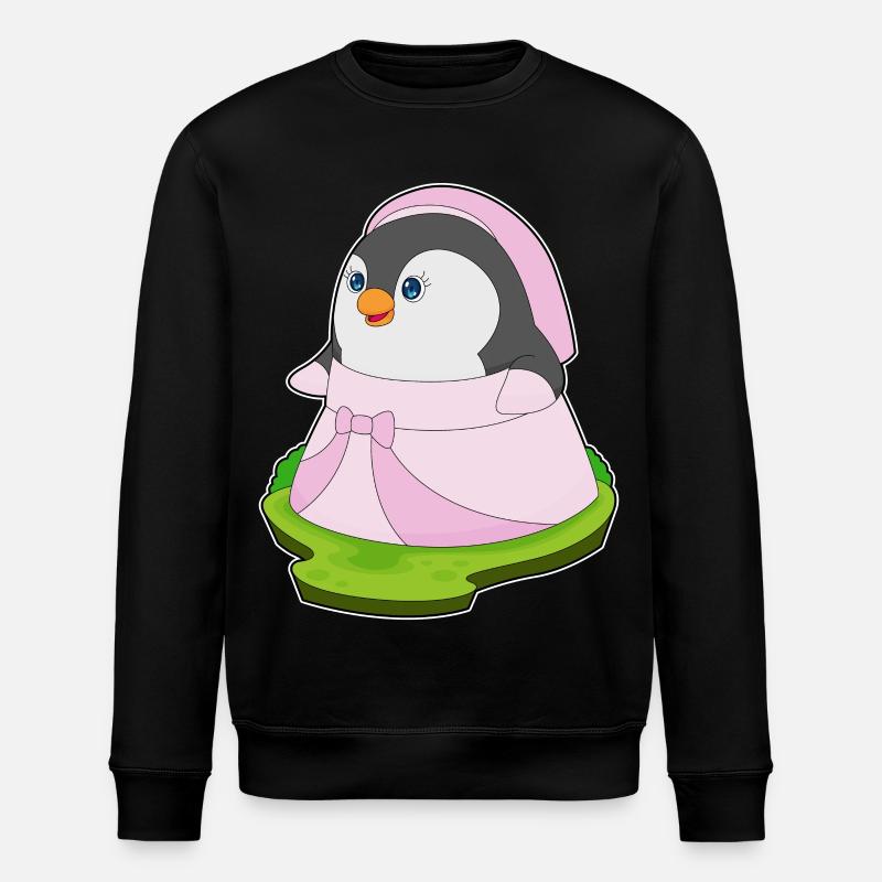 Pingouin mariée robe de mariage - Sweat bio ROLLER Stanley/Stella Unisexe - noir