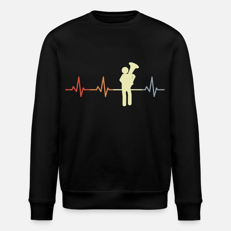 Tuba player heart palpitations - Stanley/Stella ROLLER Unisex Organic Sweatshirt - black
