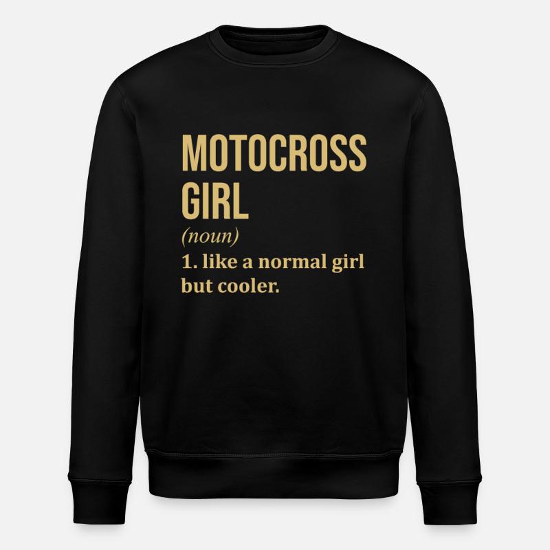 Motocross - Stanley/Stella Unisex Bio-Sweatshirt ROLLER - Schwarz