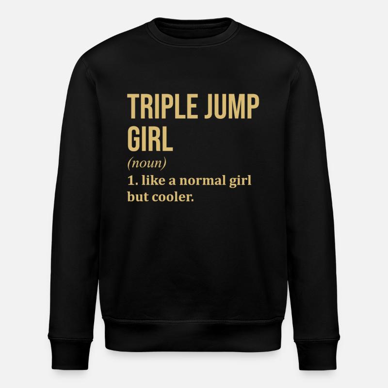 Triple saut - Sweat bio ROLLER Stanley/Stella Unisexe - noir