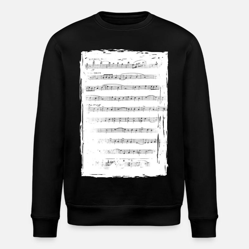 Partition de musique - Sweat bio ROLLER Stanley/Stella Unisexe - noir