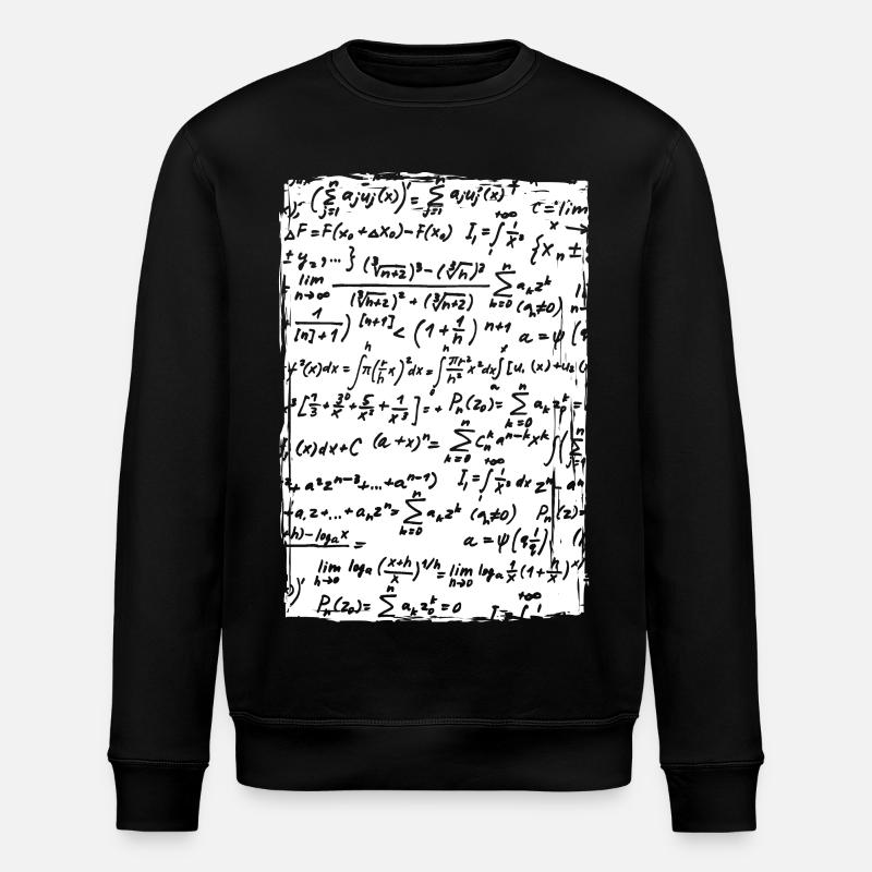 Mathematical Formulas - Stanley/Stella ROLLER Unisex Organic Sweatshirt - black