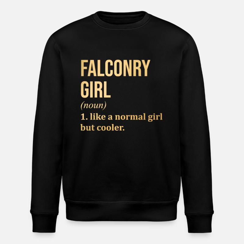 fauconnerie - Sweat bio ROLLER Stanley/Stella Unisexe - noir