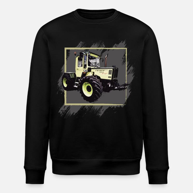 Old MB 1000 tractor - Stanley/Stella ROLLER Unisex Organic Sweatshirt - black