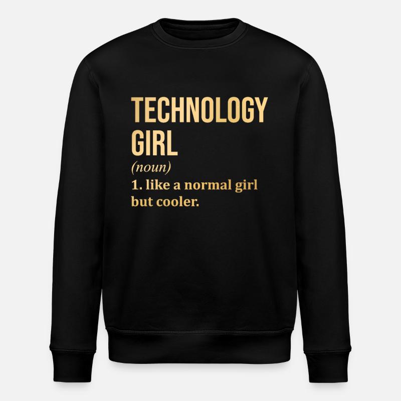 Technology - Stanley/Stella ROLLER Unisex Organic Sweatshirt - black