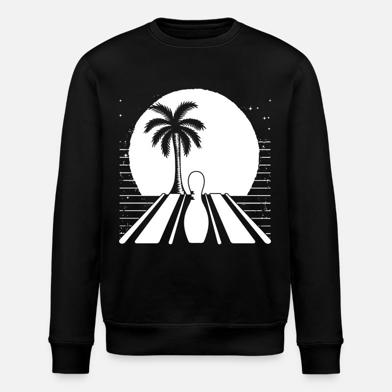 Bowling Graphics - Stanley/Stella ROLLER Unisex Organic Sweatshirt - black