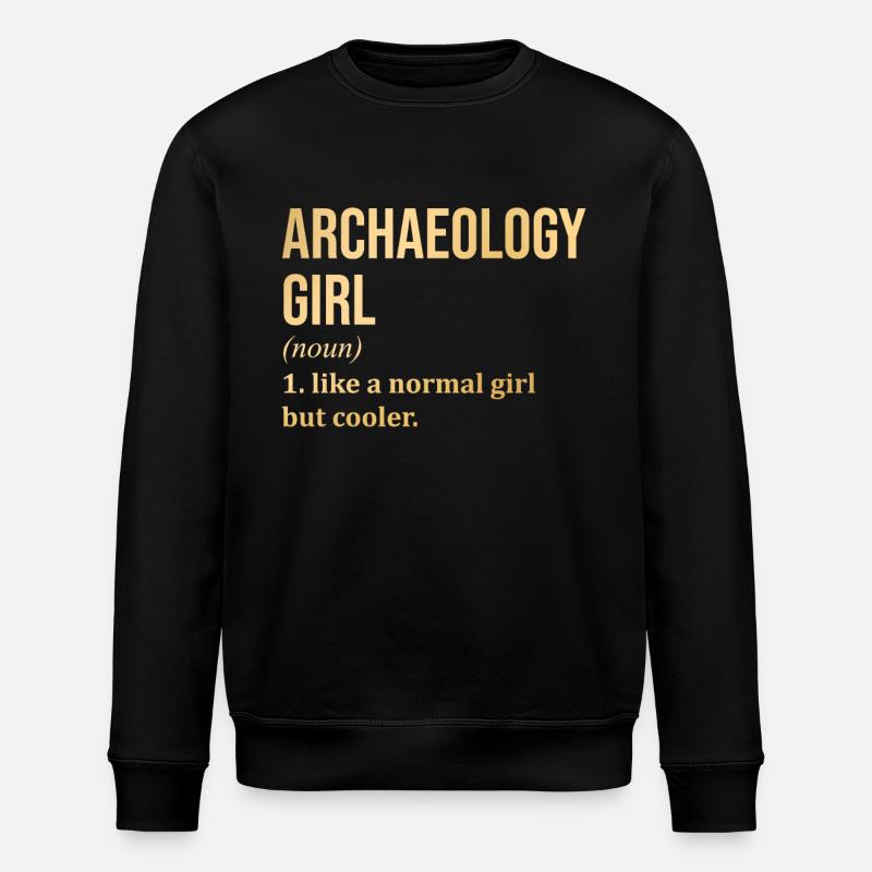 Archaeology - Stanley/Stella ROLLER Unisex Organic Sweatshirt - black