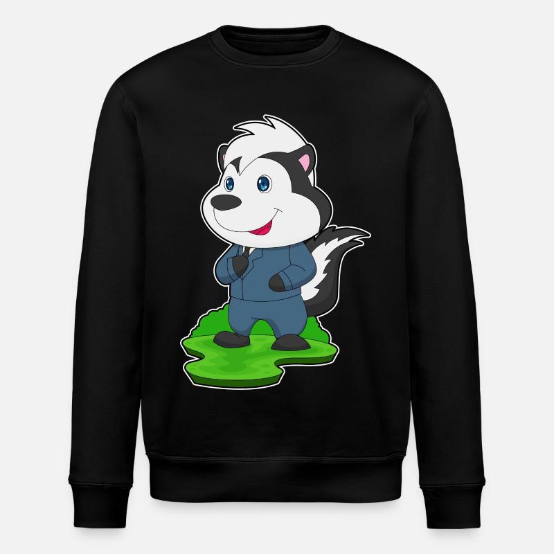 Stinktier Bräutigam Hochzeit - Stanley/Stella Unisex Bio-Sweatshirt ROLLER - Schwarz