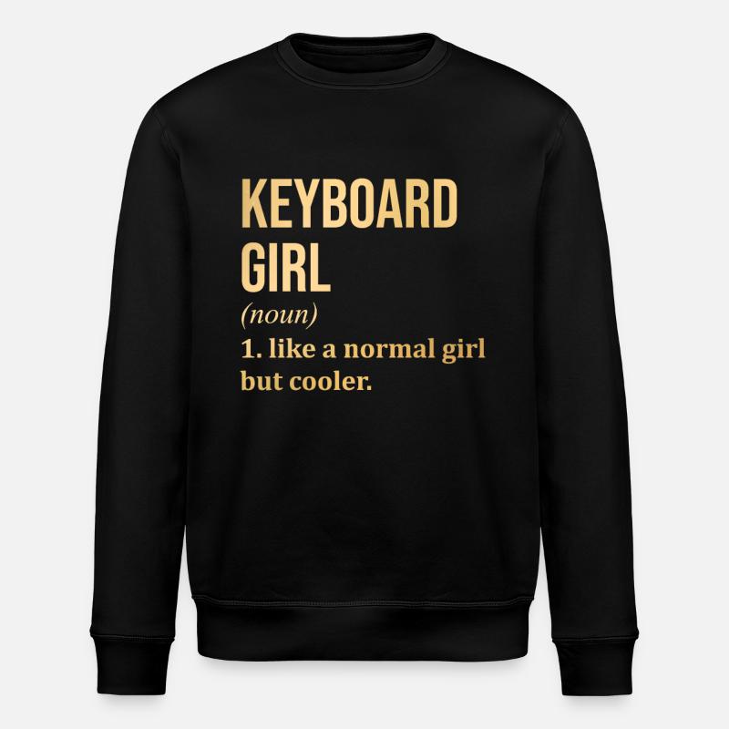 clavier - Sweat bio ROLLER Stanley/Stella Unisexe - noir