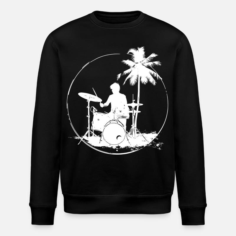 Schlagzeuger - Stanley/Stella Unisex Bio-Sweatshirt ROLLER - Schwarz