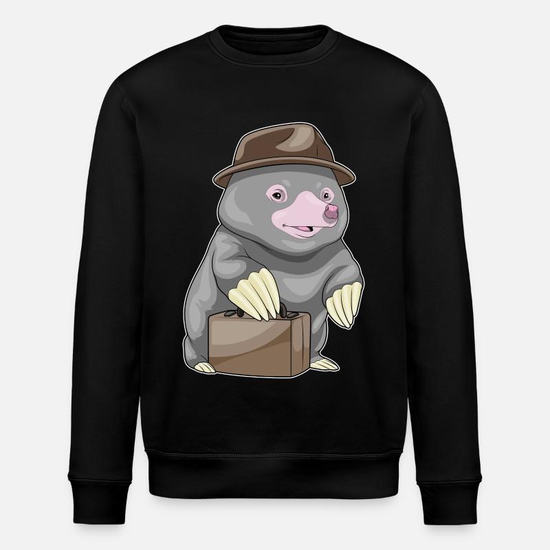 Porte-documents Mole Entrepreneur - Sweat bio ROLLER Stanley/Stella Unisexe - noir