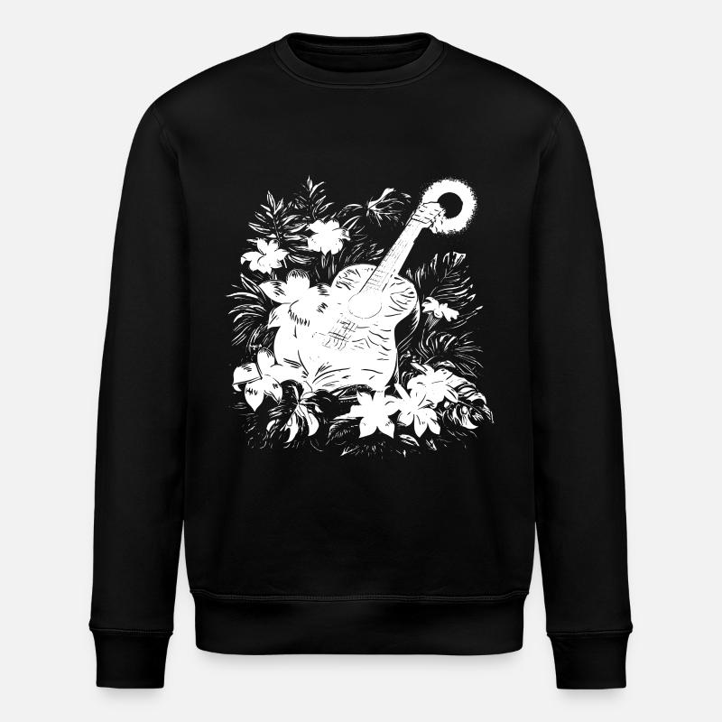 Gitarre - Stanley/Stella Unisex Bio-Sweatshirt ROLLER - Schwarz