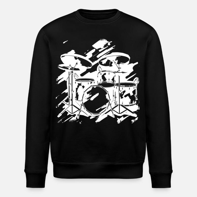 Percussion - Stanley/Stella ROLLER Unisex Organic Sweatshirt - black