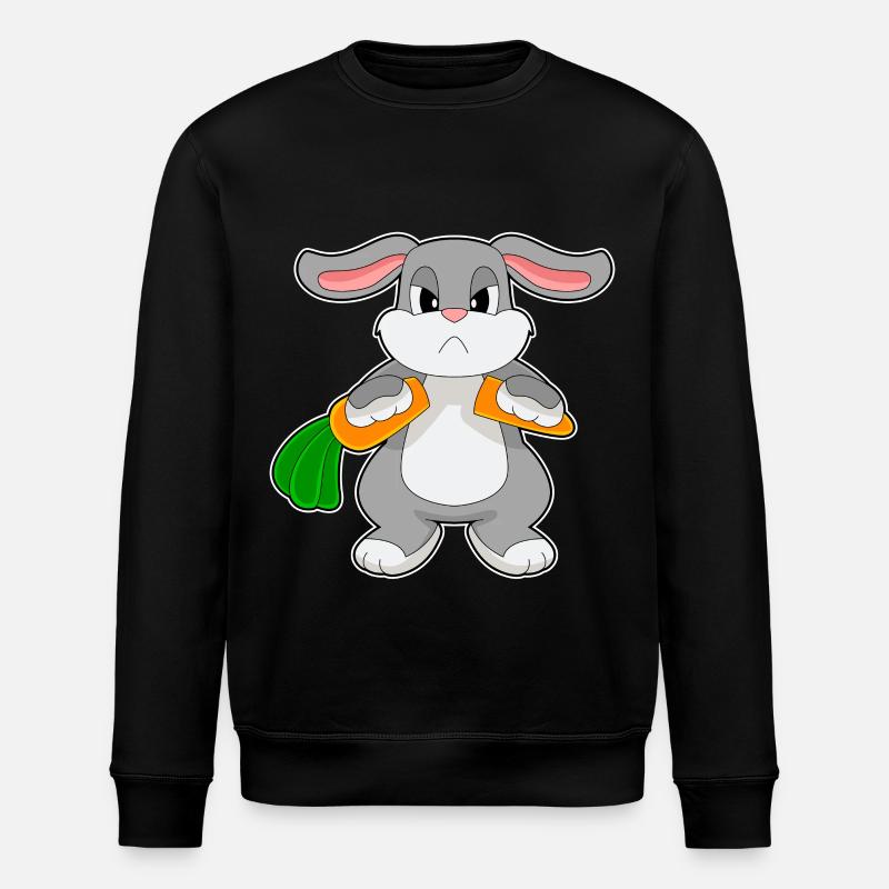 Lapin Carotte - Sweat bio ROLLER Stanley/Stella Unisexe - noir