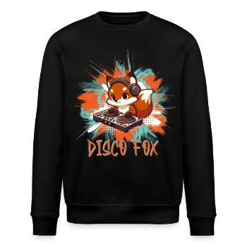 Discofox Fox Tanzen Disco Frauen Foxtanz - Stanley/Stella Unisex Bio-Sweatshirt ROLLER - Schwarz - Vorne - Nik (191cm)